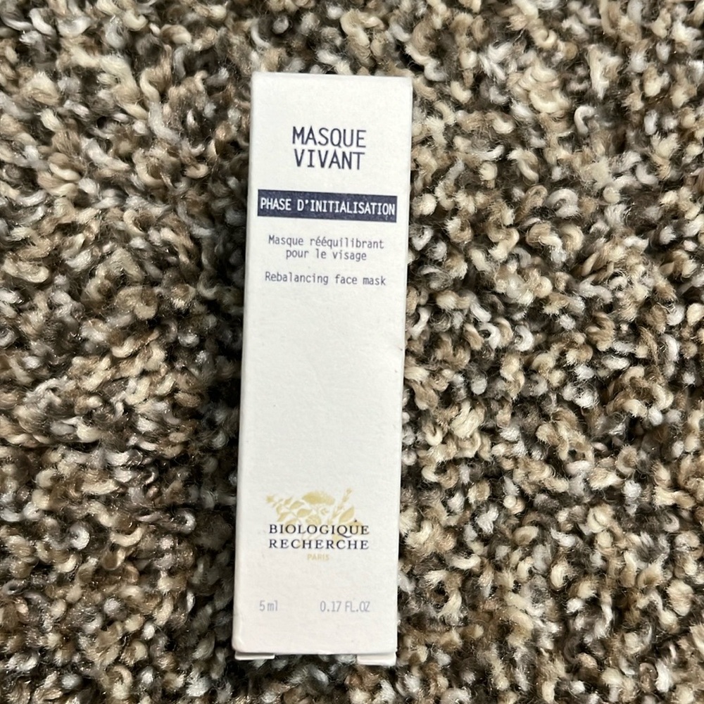 Masque vivant biologique recherche